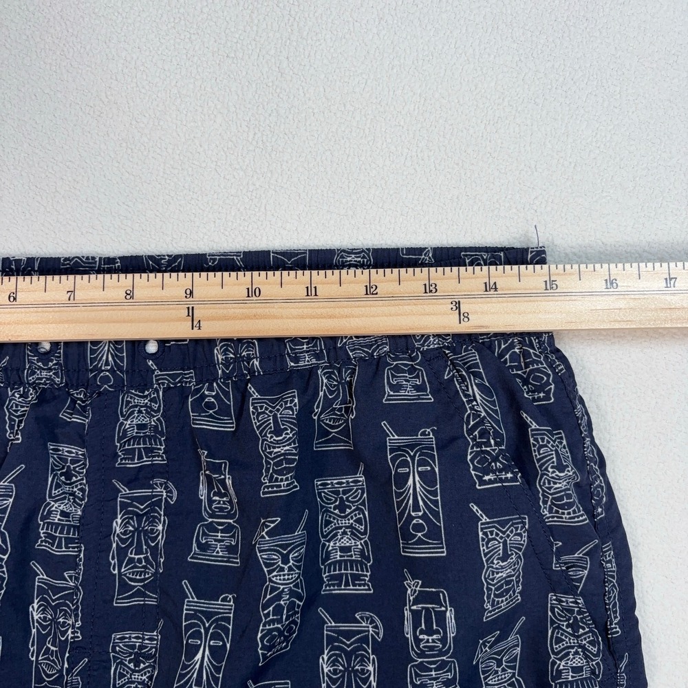 Katin Tiki Volley Swim Trunks Mens S Navy Mesh Lined Pocket Nylon *No Drawstring - Picture 10 of 15